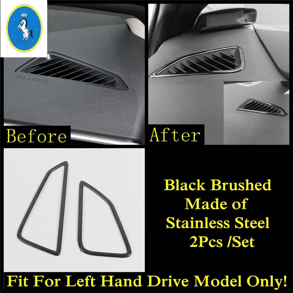 Stainless Steel For Toyota Corolla E210  - 2024 Central Console Dashboard Air AC Vent Outlet Accessories Frame Cover Trim