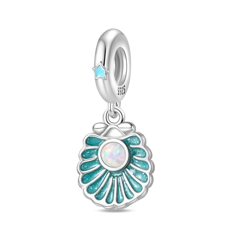 Blue Series Copper Turtle,Whale & Seahorse Dangle Charm Fits Bracelet Kids Ocean Jewelry Accessories