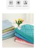 Cooling Ice Silk Summer Quilt - Lightweight, Washable, Solid Color for Single/Double Beds