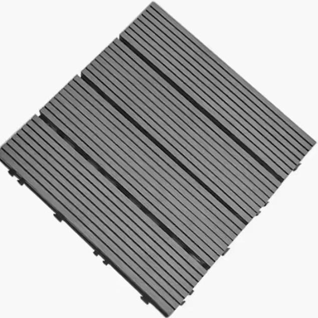 Outdoor Composite Wood-Plastic Flooring: Durable, Anti-Corrosion, Self-Laying for Patio, Balcony, or Terrace