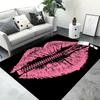 Cartoon Fun Abstract Lips Door Mat Washable Non-Slip Living Room Sofa Chairs Area Mat Kitchen Welcome Doormat