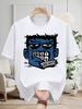 Weiches & Atmungsaktives 100% Baumwolle Grafik-T-Shirt - Stylisches Sommer-Freizeit-Rundhals-T-Shirt mit Einzigartigem "SHUT UP!""" Druckdesign"""