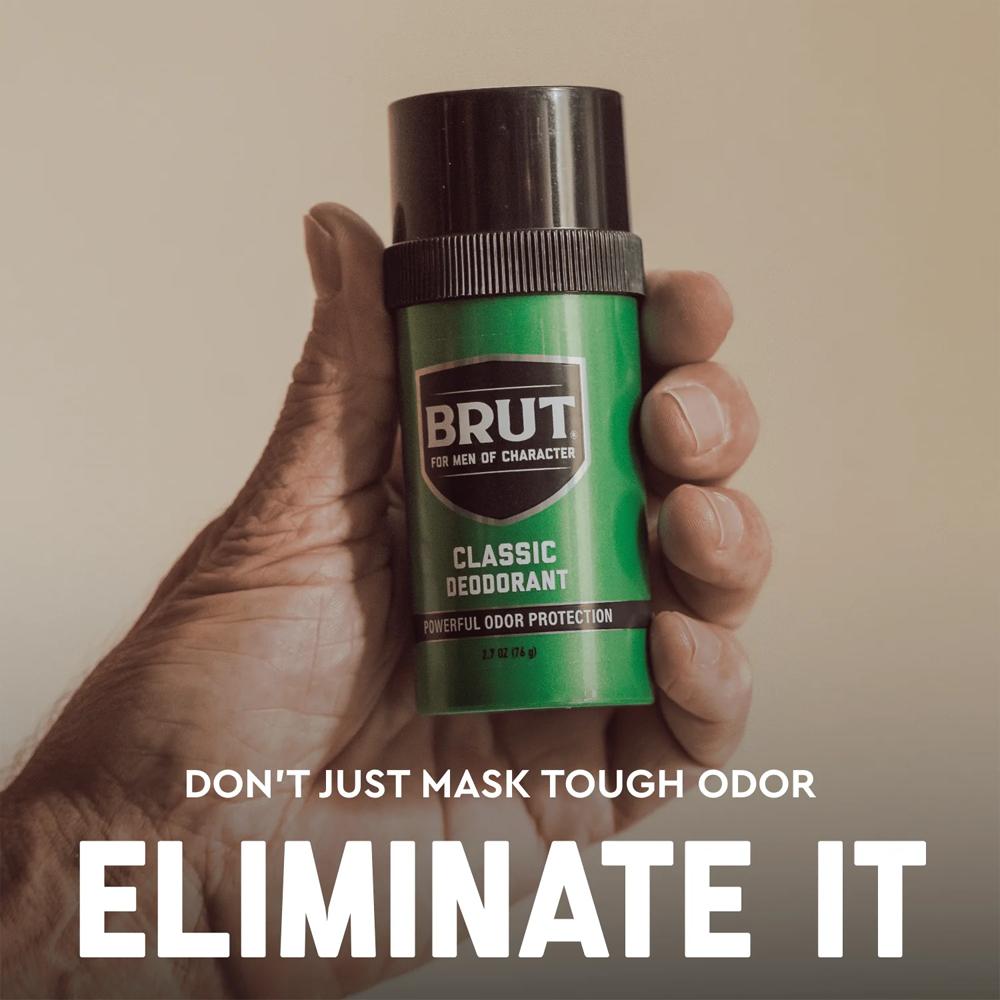 Deodorante stick per uomo senza alcol Classic Deodorant Brut 76 g