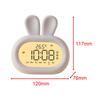 Night Light Large Screen Display Snooze Bunny Bedside Clock Kids Digital Alarm Clock for Children Boys Girls Toddlers