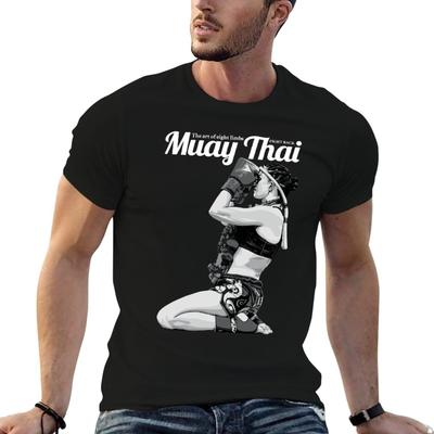 Thai Boxing Girl : Fight Back T-Shirt Abstract Pattern Print Top