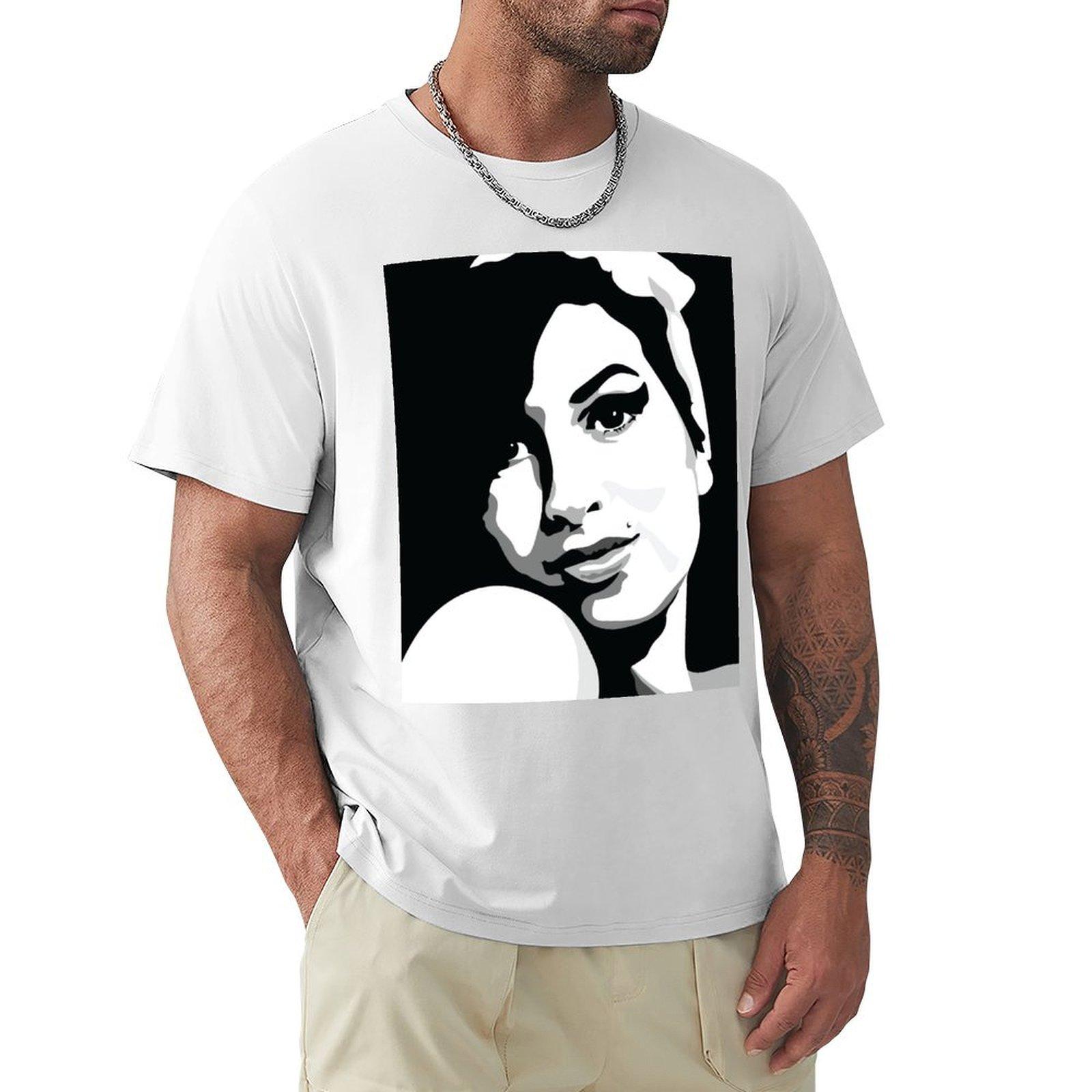Amy Winehouse Tshirt Industrial Work Tee Shirt S