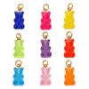 Colorful Creative Resin Diy Bear Pendant Does Not Fade, Personalized Versatile Dopamine Pendant Accessories