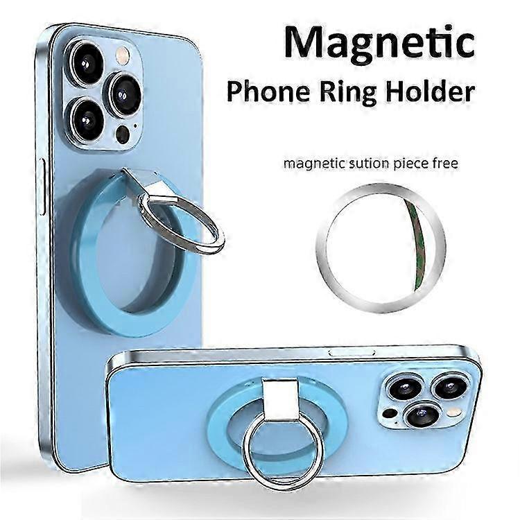 For MagSafe Accessories Magnetic Phone Ring Holder Compatible with iPhone 13/12 Series Adjustable Finger Ring Grip Stand Support 3 2025