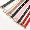 1Pc New Non-punching Love Hollow Belt Women's Versatile, Sweet Girls Sweater Skirt Decorative Belt