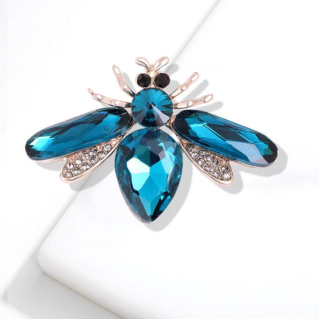 Crystalline Acrylic Insect Bee Pin Brooch Exquisite Craftsmanship With The Same Insect Brooches Rhinestone BroochWedding Jewelry