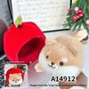 Cuter Capybara Pig Dog Plush Dolls With Apple Persimmon Design For Kids Gift And Collectors