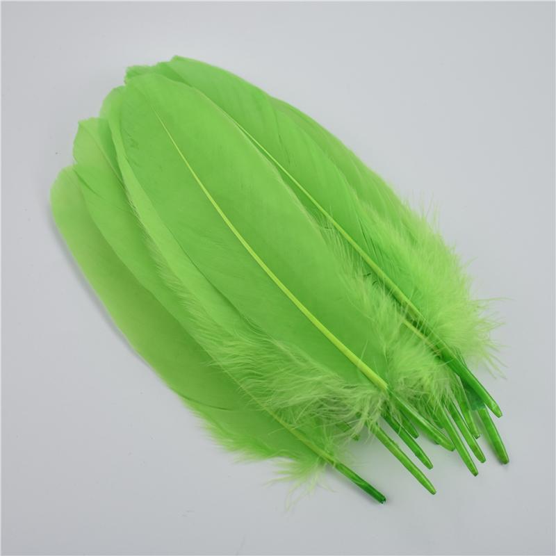 20Pcs Colorful Hard Stick Goose Feather 6-8inch/15-20cm Natural Swan Crafts Plumes  Table Centerpieces Feathers for Decoration