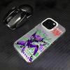 Anime E-Evangelion Eva-01 Handyhülle Für iPhone 16 15 14 13 12 11 Pro Max Weiß Matt Laser Metallic Aurora Funda
