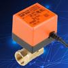 AC 220V Gemotoriseerde   Klep G3/4 Inch DN20 2-weg Messing Gemotoriseerde Agitator Geluidsarme   Klep voor   Airconditioner Leidingen met Draad