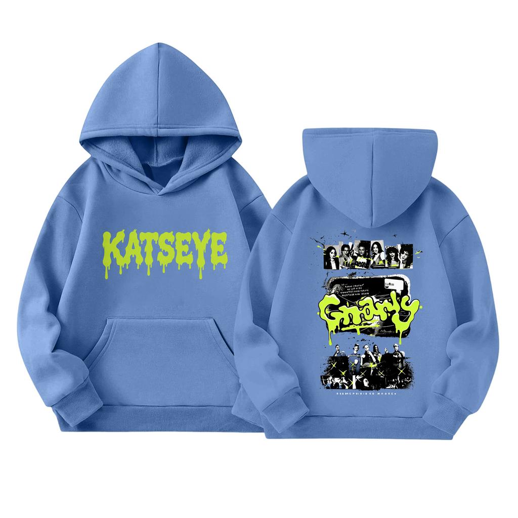 Kids' Pullover Hoodie with Letter Print and Pocket, Casual Loose Fit Long Sleeve