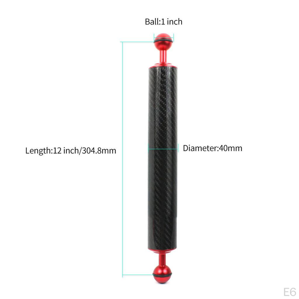 Carbon Fiber Floating Arm with double balls Water Float for and Wide Angle Photography