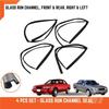 Durable-For Nissan Sentra B13 90-94 4 Door Glass Weatherstrip Channel Seal Strip 80330-50Y17 80331-50Y17 8033150Y16 80330-50Y16