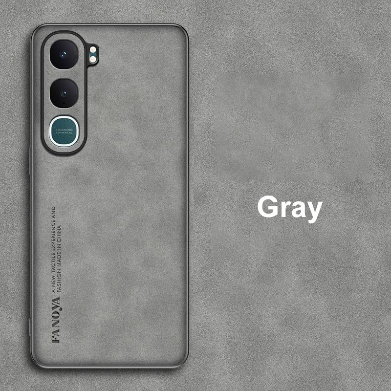 Für Vivo Y31 5G Hülle Luxus PU Leder Handyhülle Für Vivo Y21D 4G Rückseite Matte Silikon Stoßfest Vollschutz Coque