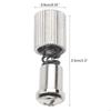 Silver Flat Presser Foot Universal Fit Sewing Machine Feet  For Domestic Sewing