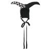 Black White Checkered Jester Hat Harlequin Costume Accessory Halloween Clown Cosplay Carnival Party Joker Masquarade Circus Hat