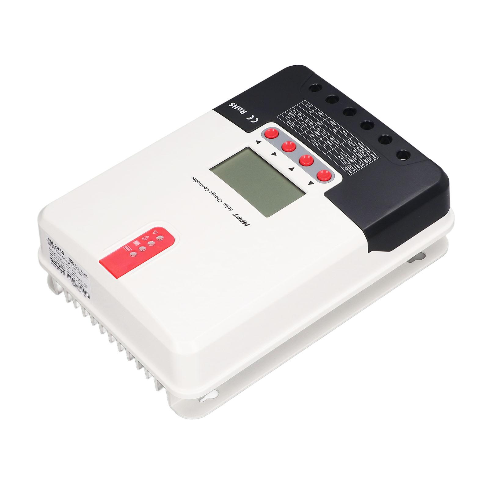 

MPPT контроллер солнечного заряда панель регулятора 4 ключа для гелевых герметичных литиевых типов пользователей 12 24 В Авто