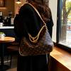Vintage large capacity bag shoulder bag commuter classic fashion printed messenger bag tide