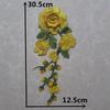 Yellow I Polyester Embroidery Three-Dimensional Flower Diy Collar Lace Decal Decoration Repair Clothes Clothing Accessories Accessories