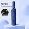 Fully Automatic 24-Rib Folding Umbrella: Large, UV-Resistant, Sun & Rain Protection with Custom Logo Options