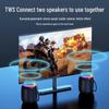 Compact Wireless Bluetooth Speaker: Portable, Mini, High-Quality Sound, Card Slot, Ambient Light, Ideal for Home and Outdoors
