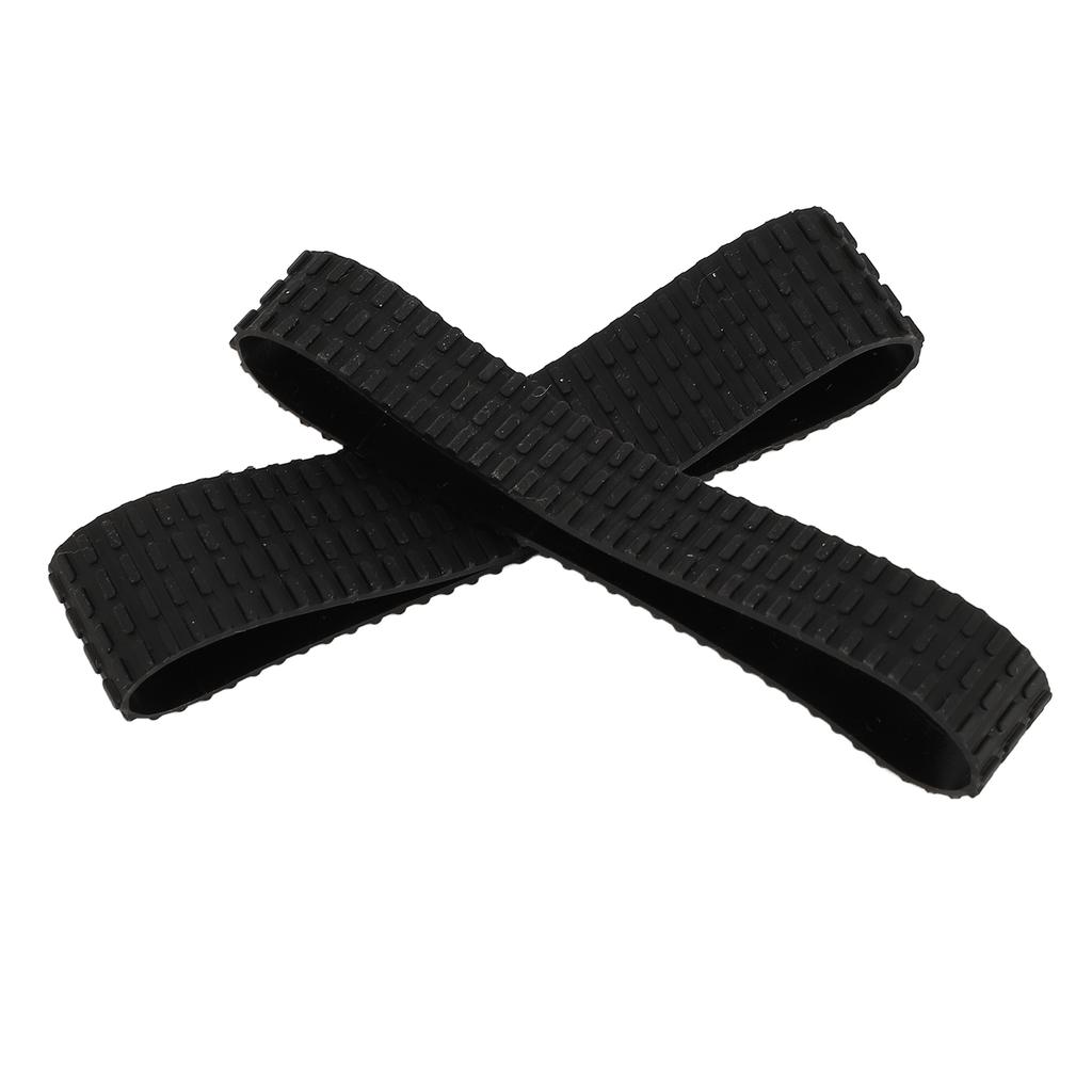 2PCS Lens Zoom Grip Rubber Ring Replacement Part Lens Grip Rubber Circle for 17 To 55mm Lens
