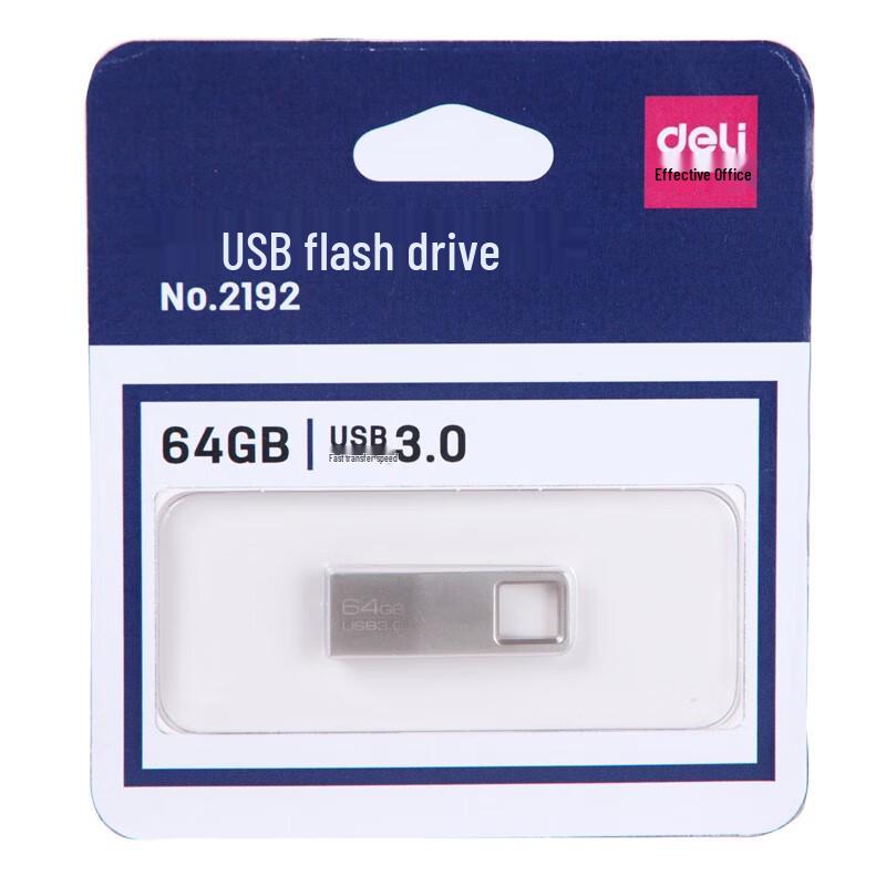 Deli 2192 Metal Mini USB 3.0 Flash Drive
