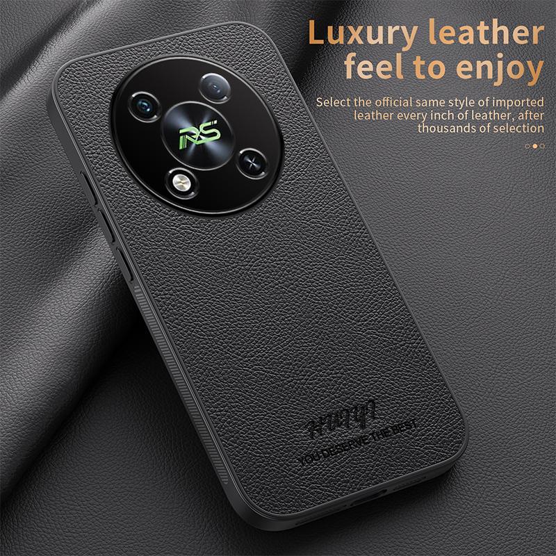 Luxury Business Leather Soft Frame Magnetic Cover For Infinix Itel RS4 Phone Cases Capa