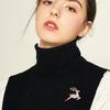 Christmas Rhinestone Elk Brooch Fashion Enamel Fawn Lapel Pin Durable Unisex Animal Pin for New Year Party Outfit Accessory