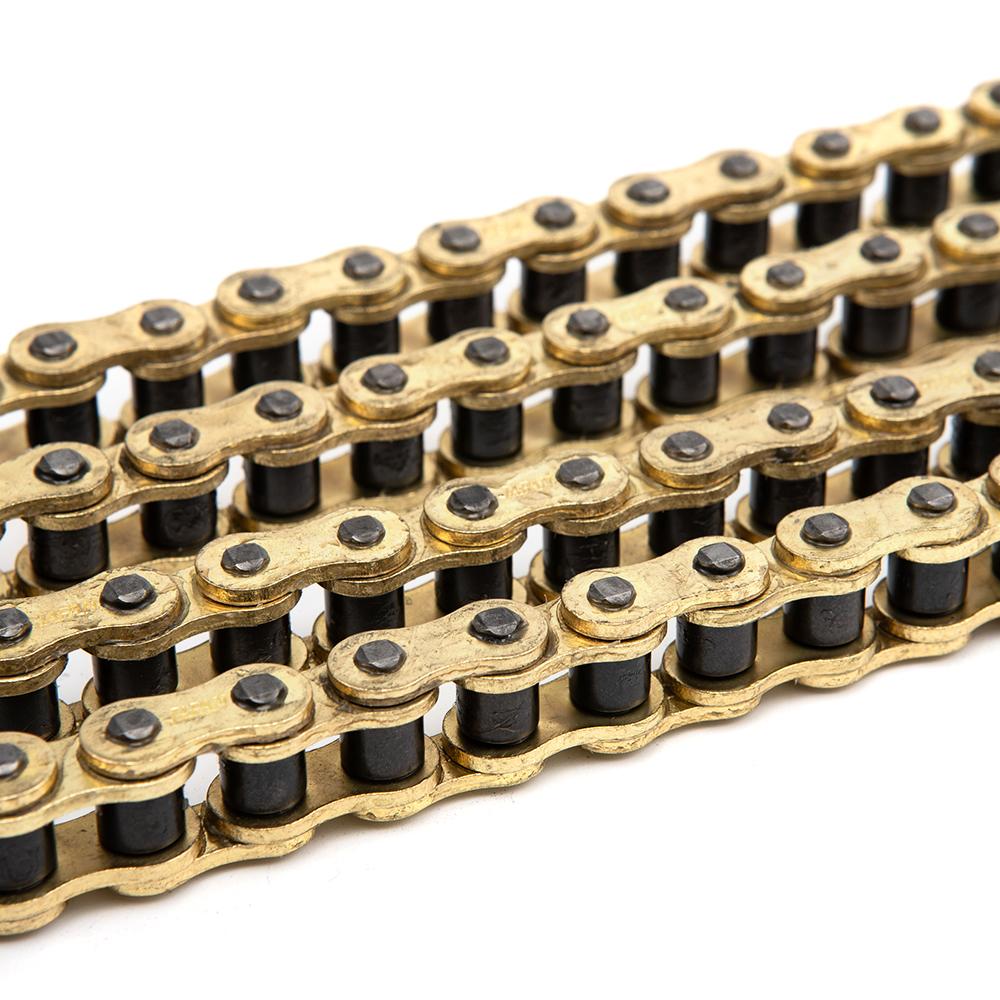 Universal Motorcycle Oil Seal Silent Chain O-ring 428 Chains 136 Chain Links For Yamaha Kawasaki Suzuki ATV Quad MX Enduro