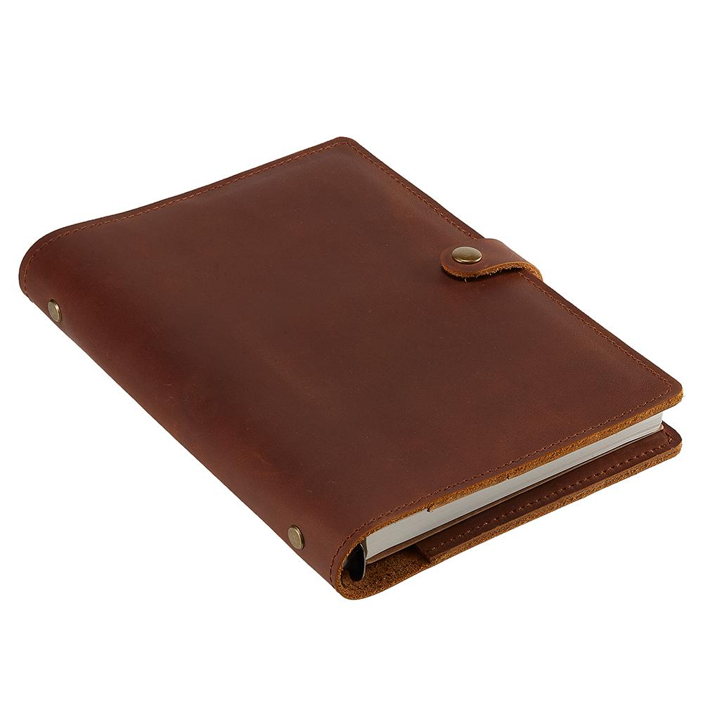 Vintage Handmade Genuine Leather A5 Notebook Journal Vintage 100g Dowling Paper Loose-Leaf Design Diary Gift