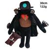 Skibidi Toilet Titani TV Man Speakerman Cameraman Peluche Titani Drill Man Clock Speaker Man Camera Man Peluche Giocattolo Morbido