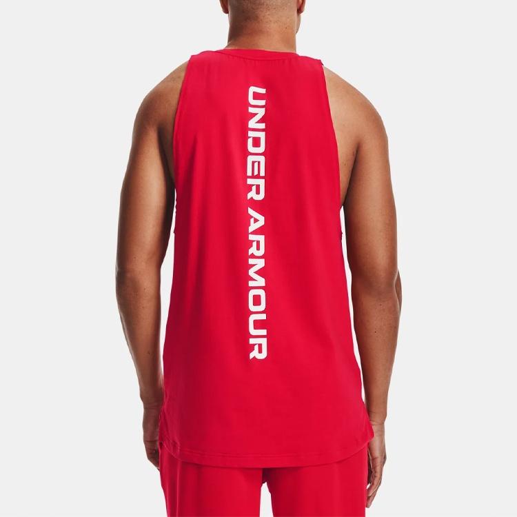 Under Armour Zone Tank 'Red White' Men's 1361901-600