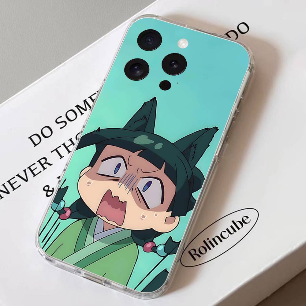 Jinshi And Maomao The A-Apothecary D-Diaries Phone Case Soft Transparent Case For IPhone 17 16 15 14 13 12 11 Pro Max Mini Plus