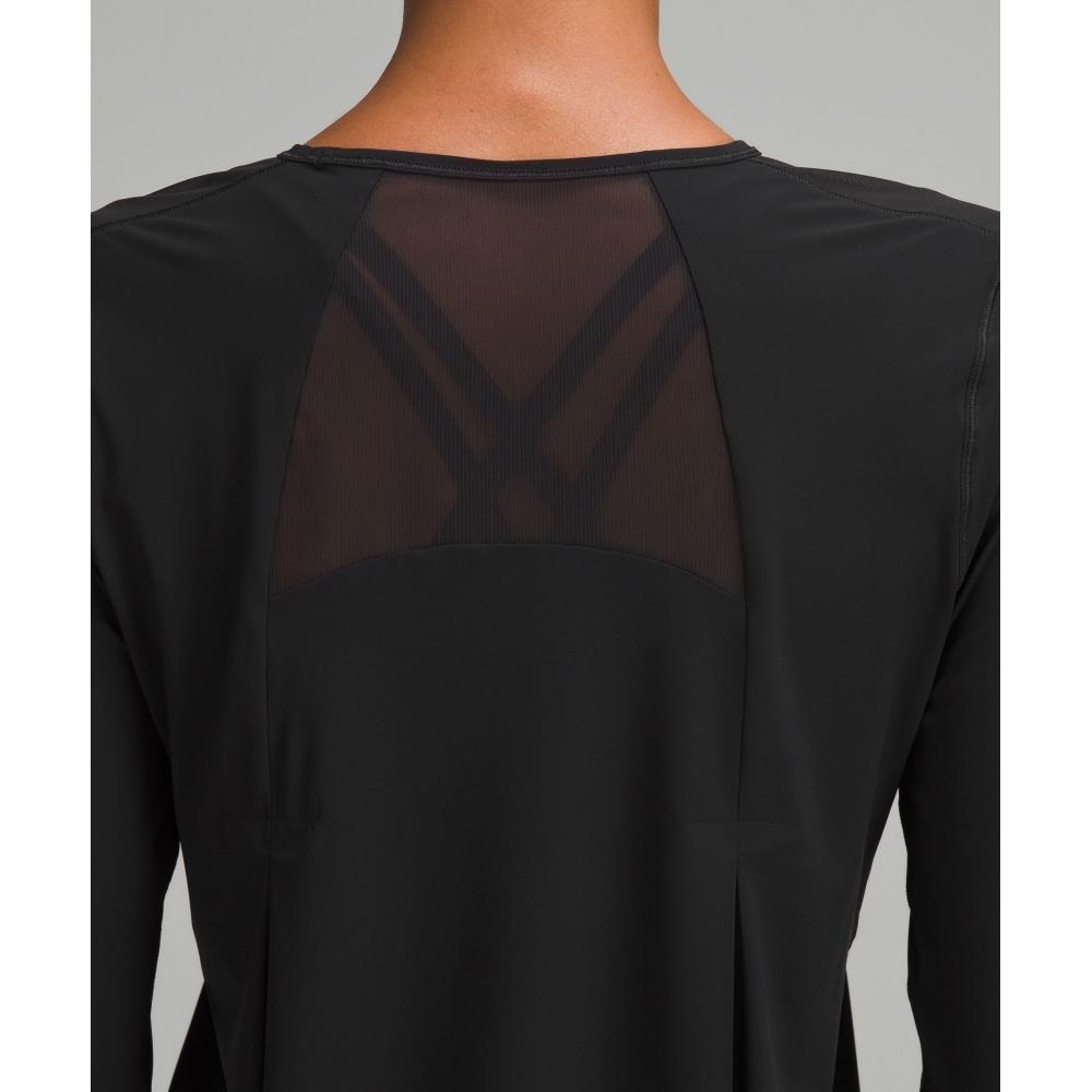Lululemon Sculpt Long Sleeve Shirt  Pleated Black