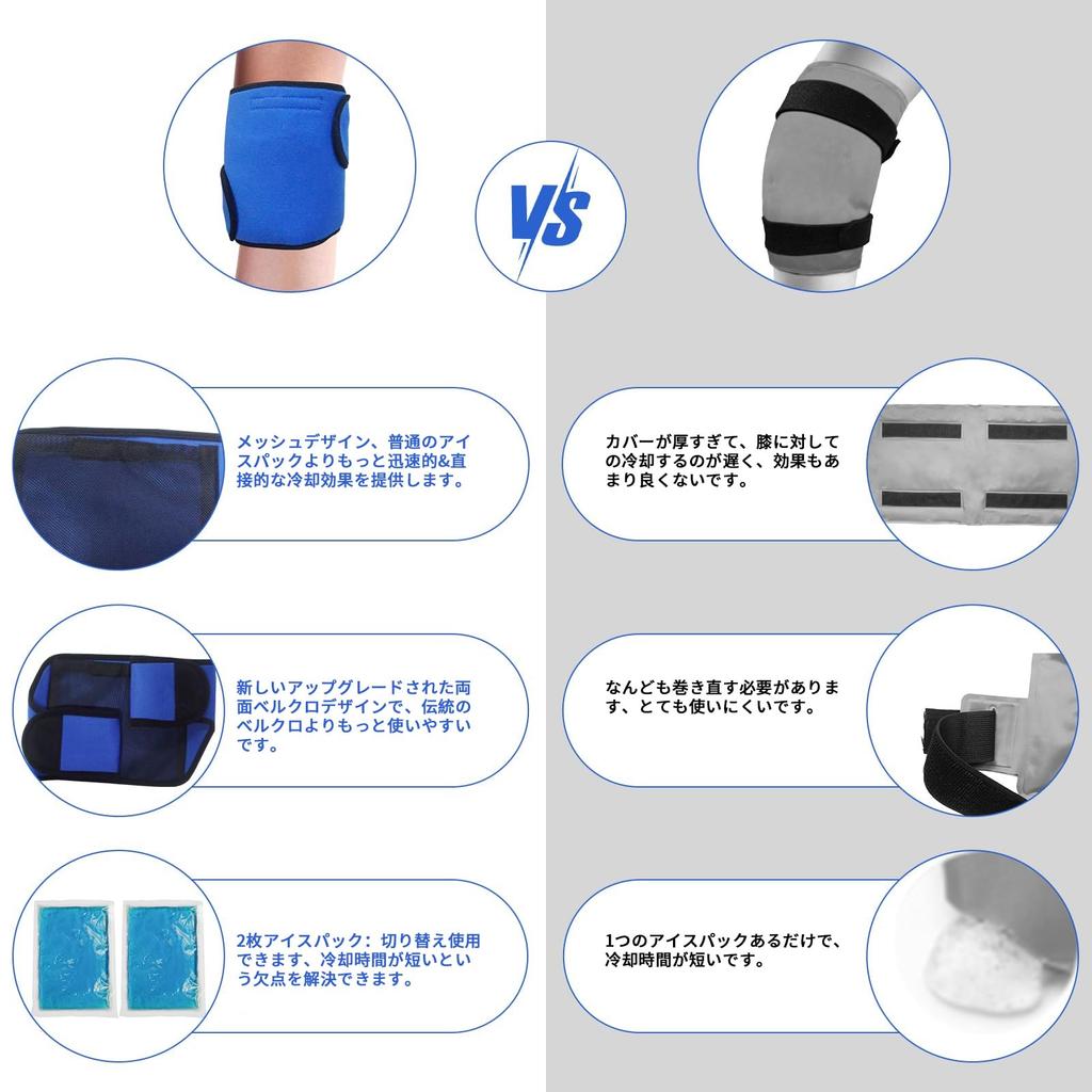 Stütze für Zuckerguss und Kühlpack mit Zuckerguss-Gel für heiße und kalte Knie Ohne Eisbeutel Wärme Fußball 1 Hülle 2 Gel WORLD-BIO Knie, Ellbogen, Sport, Packung, Anwendung,