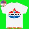 Amoco Oil Company White T-Shirt Tee Top Unisex