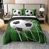 Football Kids Duvet Cover Single Colorful Bedding Set For Boys Girls Decor Soccer Ball Comforter Cover Sports Comforter Cover