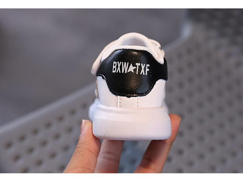 2025 Cartoon Soft-Soled White Sneakers for Babies and Toddlers - Spring/Autumn All-Match Sports Shoes for Boys and Girls