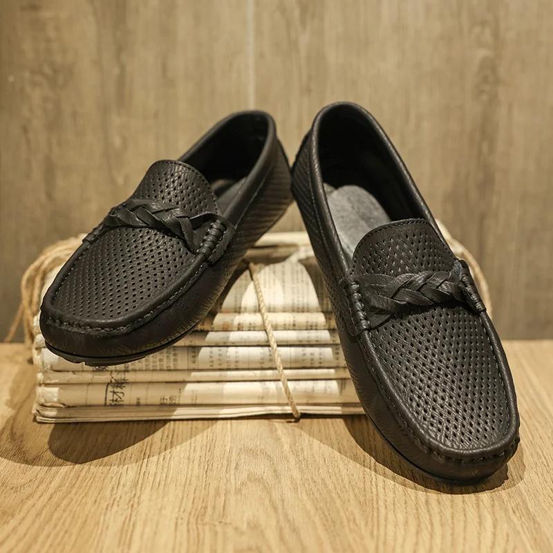 FashionMens Shoes Leather Male Men's Men Shoes for Men Luxury Designer Flat Flats Loafers Platform Men Leather Man Shoes
