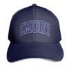 emory  emory university college font curved Baseball Cap Lightweight Packable Gift for Him Her Casual Daily Wear