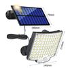 LED Solar Split Wall Lamp 3 Mode Waterproof Motion Sensor Lamp Security Outdoor Street Lighting Solar Lamp for Garden Wall Light