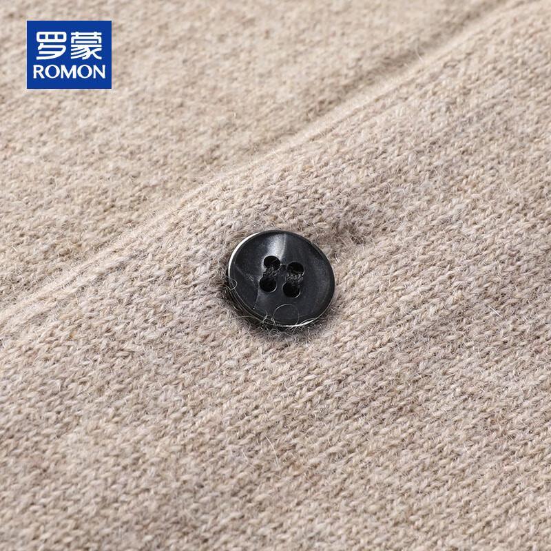 Romon Men's 100% Pure Cashmere Mock Neck Pullover Sweater