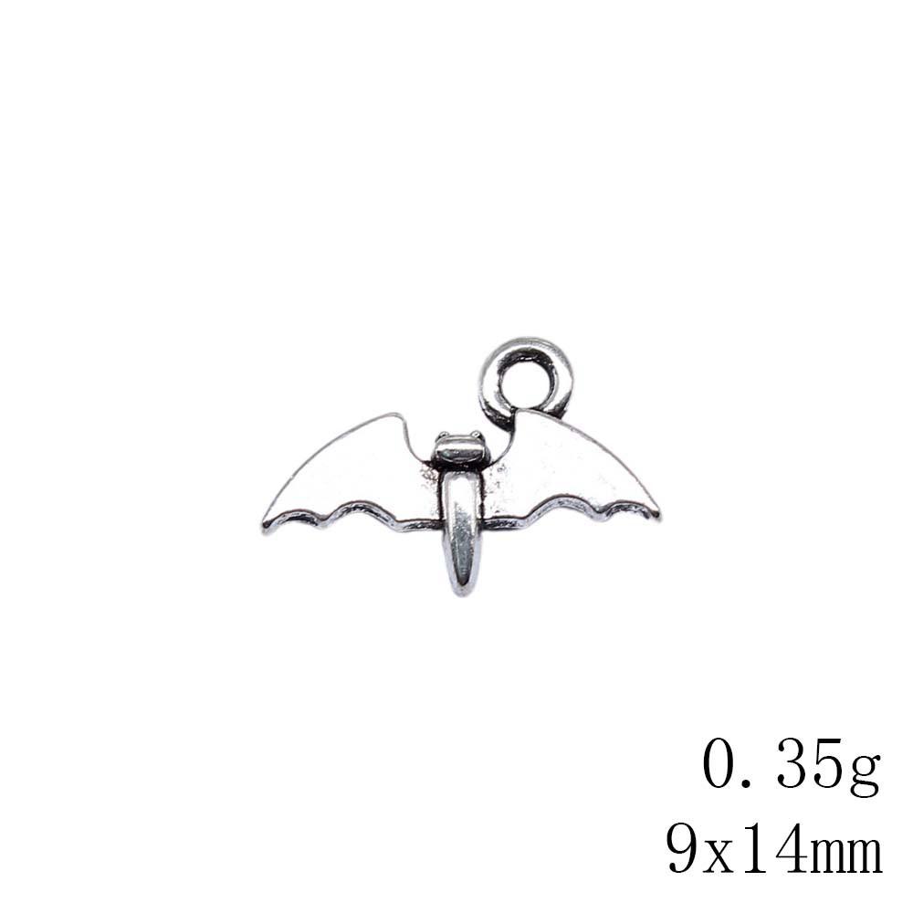 Valentýnský náramek s přívěsky Italský přívěsek s přívěsky pavouka a netopýra Publikum Mužský přívěsek