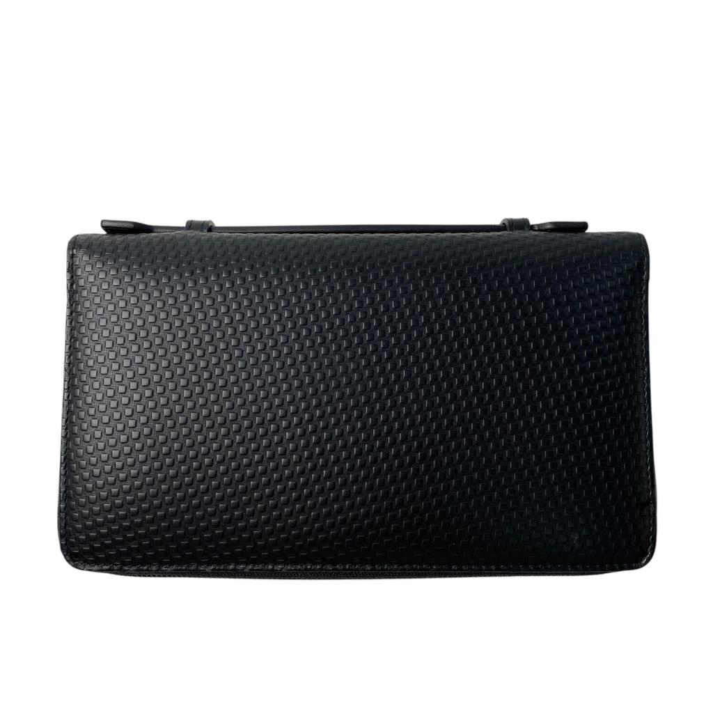 Used DunhillPurse Black Leather Mens