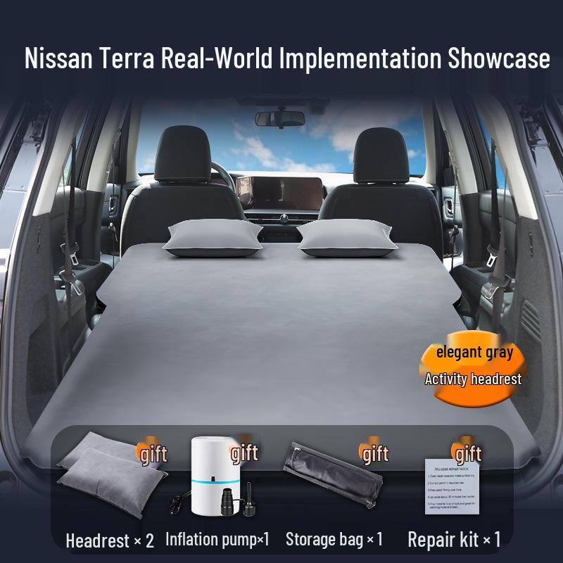 Автоматический надувной матрас в багажник Nissan X-Trail для сна на заднем сиденье Nissan X-Trail 24-25